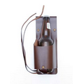 Walsham Cowhide Bottle Holster/ Belt Attachment - Dark Brown Expresso